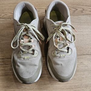 Women’s Neutral Beige & Olive Athletic Sneakers